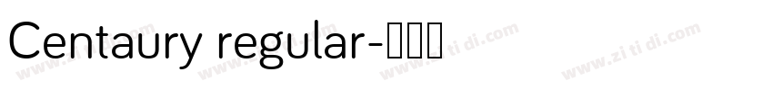 Centaury regular字体转换
